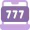 17JL gaming platform visual featuring Slot machine category icon